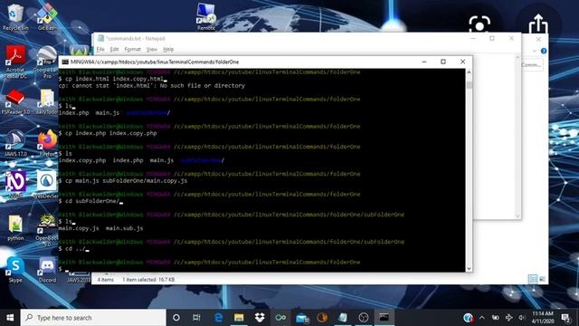 Episode #41: NineBasicLinuxTerminalCommands- GIT Bash смотреть онлайн
