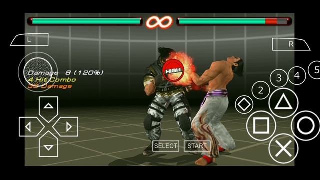 example of how to activate the cheats 10 hit combo kazuya Tekken 6 pssp смотреть онлайн