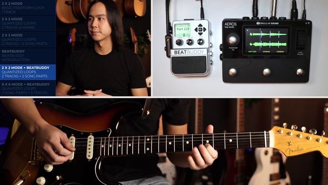 5 Guitar Looping Levels - Aeros Loop Studio Review & Demo + Beatbuddy смотреть онлайн