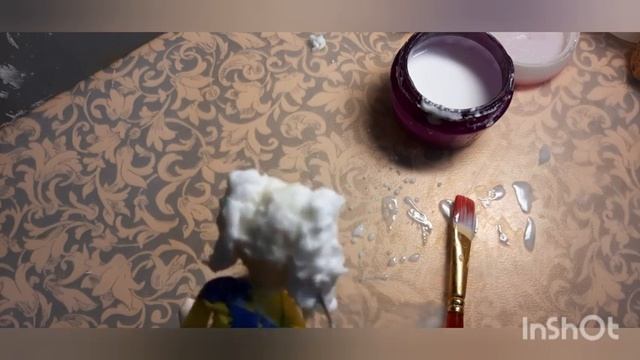 Ватная кукла.  часть 2.