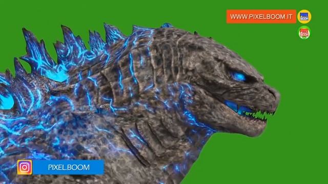 Monster Godzilla Green Screen 3D Animation PixelBoom смотреть онлайн