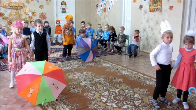 Танец Дождик капает по лужам смотреть онлайн
