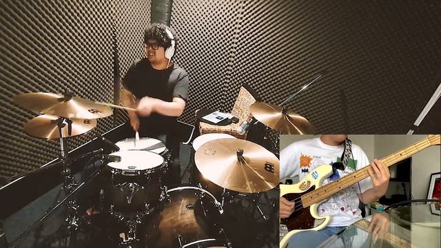 Ling Tosite Sigure (凛として時雨) - DISCO FLIGHT (Drum Cover) & (Bass Cover) смотреть онлайн