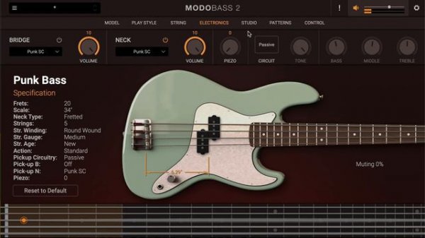 Modo Bass 2 - Punk Bass Model - Audio Sample and Preset