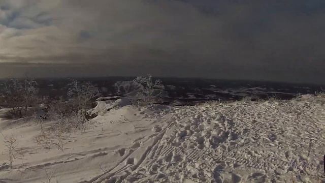 Прогулка на снегоходе Абзаково 05.01.2014г. смотреть онлайн