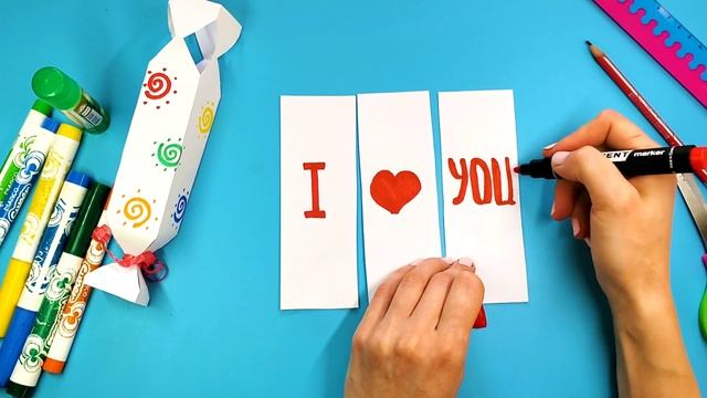 ? DIY surprise candy | How to make a birthday present for mom смотреть онлайн