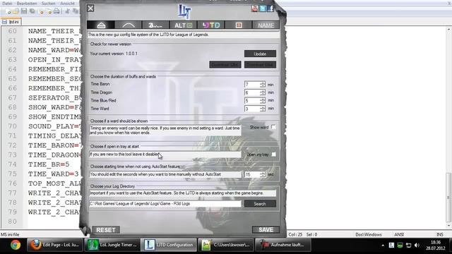Configuration - LoL Jungle Timer Deluxe смотреть онлайн