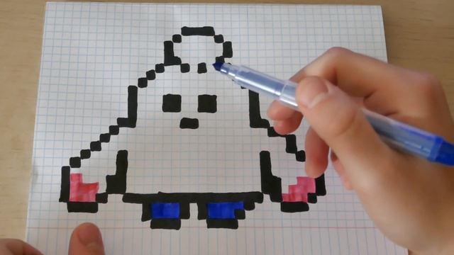 СПРАУТ БРАВЛ СТАРС по КЛЕТОЧКАМ - how to draw / pixel art смотреть онлайн
