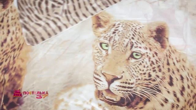 Постельное белье - Поплин "Леопарды" смотреть онлайн