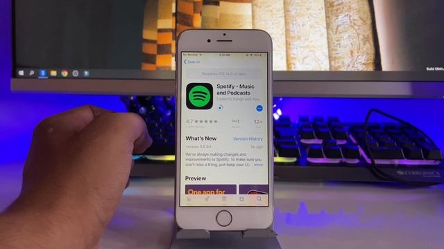 How to download Spotify in iPhone 6 - IOS 12 смотреть онлайн