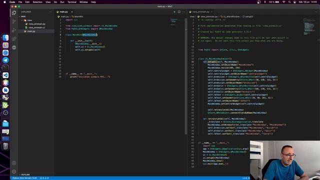Ejemplo de QT en Python usando el MVC смотреть онлайн