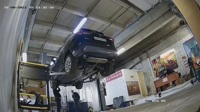 Установка защиты на Toyota RAV 4 2021 год. MOTODOR, арт. 72504 смотреть онлайн