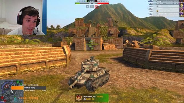 Tanks Blitz 10.3, выполняем квест)) смотреть онлайн
