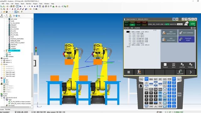 COPY A PROGRAM FROM ONE ROBOT TO ANOTHER IN FANUCS ROBOGUIDE смотреть онлайн
