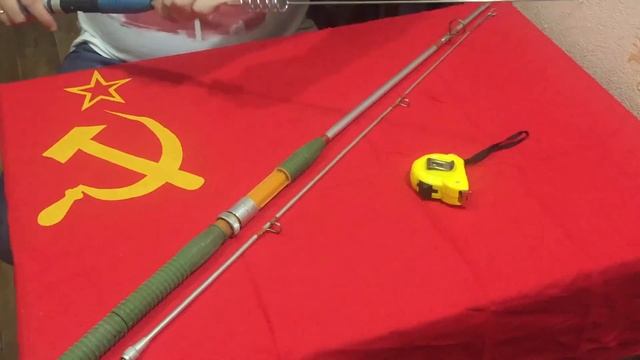 Советская самоделка из спиннинга Ленинградского. Самодельная бортовая удочка СССР. смотреть онлайн