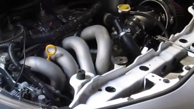 Yaris tooter intake manifold dyno run with Corolla 55mm 1ZZ FE throttle body... смотреть онлайн