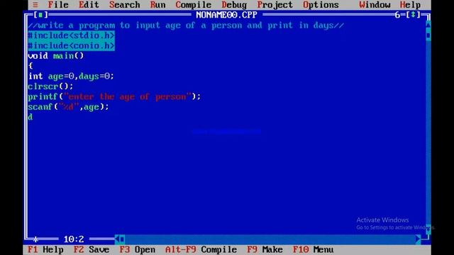 To print age in days teutorial 4 смотреть онлайн