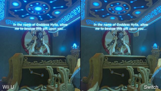 Zelda: Breath of the Wild - Switch vs Wii U Comparison + Frame Rate Test смотреть онлайн
