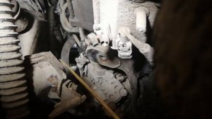 toyota land cruiser prado120 замена левой опоры(подушки) двигателя 1KD-FTV