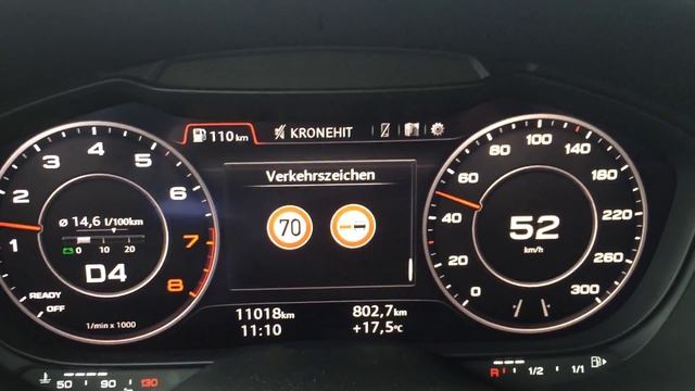 Audi TT / TTS / TTRS - 8S - Verkehrszeichenanzeige Virtual Cockpit aktivieren смотреть онлайн