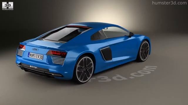Audi R8 e-tron 2016 3D model by Humster3D.com смотреть онлайн