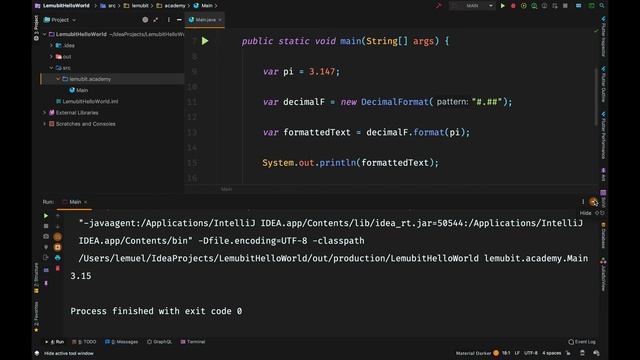 Java DecimalFormat - Java Number Format смотреть онлайн