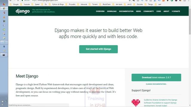 How to install Django in windows Telugu | What is Django | VLR Training Class 01 смотреть онлайн