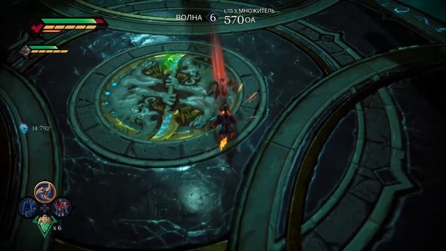 Darksiders Genesis - прохождение арены 2: Огненные бойцы смотреть онлайн