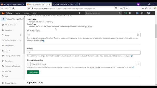 Code coverage badge on Gitlab using Maven and JaCoCo plugin | Java | JVM смотреть онлайн