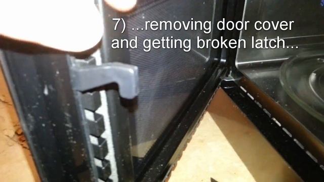 Electrolux Buil-In Microwave EMS 26415 X - Repair (stuck Door, Broken Latch, No Heat)