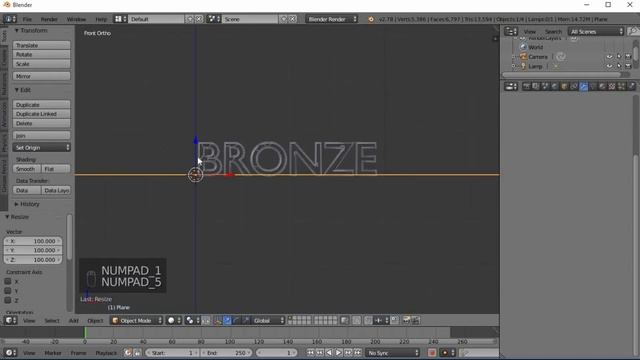 Blender Tutorial-Bronze Wire Text in Tamil смотреть онлайн