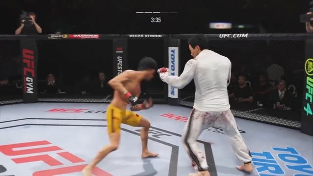 UFC4 Bruce Lee vs Jackie Chan EA Sports UFC 4 PS5 смотреть онлайн