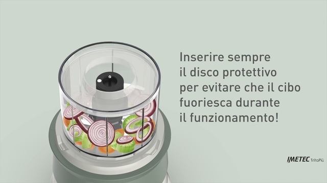 Imetec Tritatutto Tritapiù - Video di istruzioni смотреть онлайн