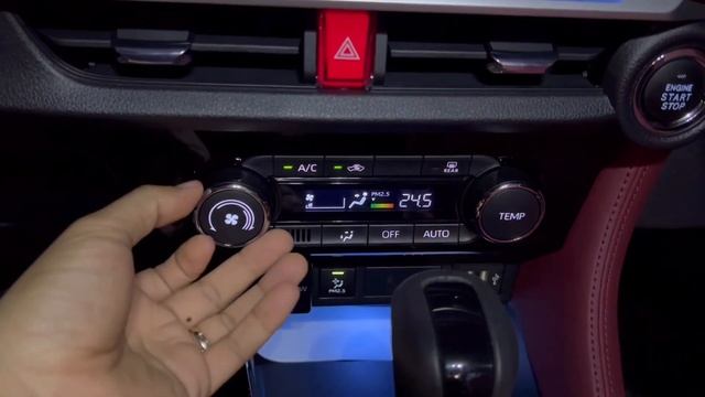 แนะนำการใช้แอร์รถ New TOYOTA Yaris Ativ 2022 และระบบตรวจจับ PM2.5 смотреть онлайн