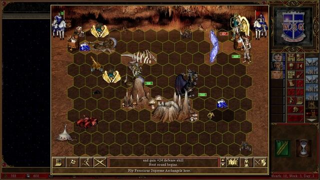 Heroes 3 Tip: Basic usage of "Force field" (200%, WOG XL map: Fool) смотреть онлайн