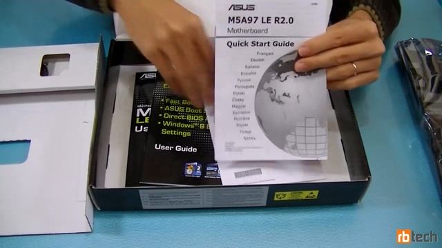 Placa mãe Asus M5A97 LE 2.0 - Unboxing смотреть онлайн