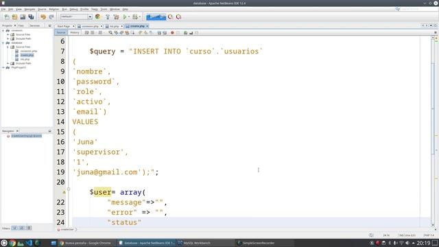 Php mysqli crear primer registro смотреть онлайн