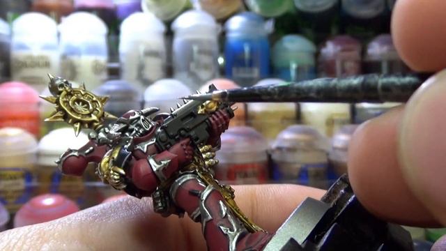 How to paint Word Bearers Chaos Space Marines смотреть онлайн