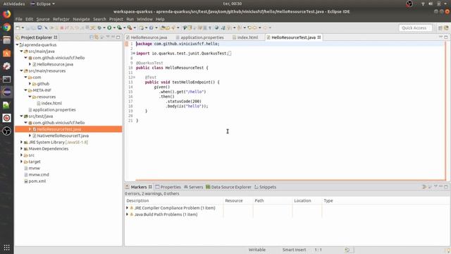 Quarkus #1: Aplicação Java disponível em 0,02s com Quarkus смотреть онлайн