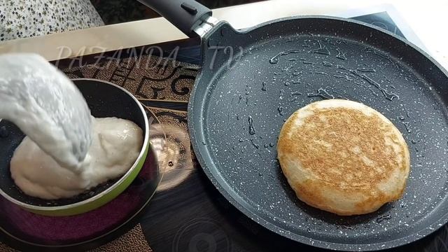 ГОТОВЛЮ ДВА РАЗА В ДЕНЬ И ПРОСЯТ ЕЩЁ ! ЦАРСКАЯ ОГРОМНАЯ ДОМАШНЯЯ ЛЕПЁШКА | PAZANDA_TV смотреть онлайн