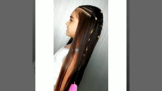 Плетение волос для  девочкам.