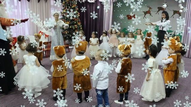 Новый год 2019 младшая группа "Колобки". Детский сад №2 г.Назрань "Мир детства" смотреть онлайн