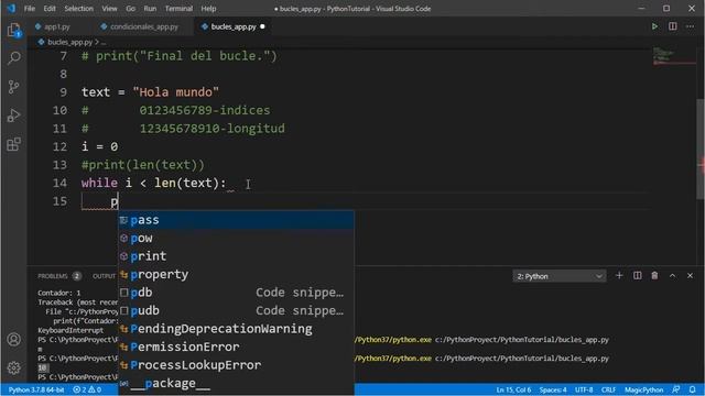 Python Básico 13 - Bucles while y for смотреть онлайн