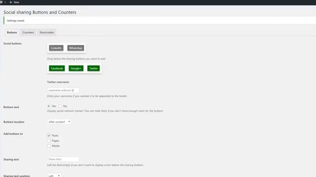 Social Sharing Buttons and Counters v1.1.0 (compartir en redes sociales) смотреть онлайн