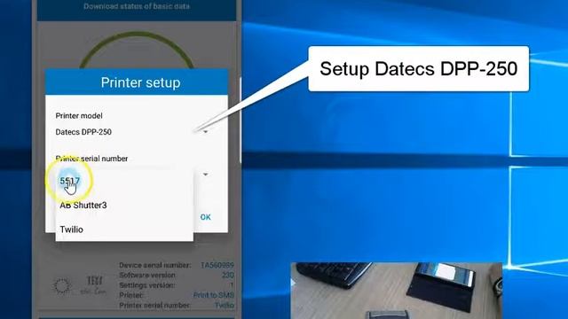 Software for Bus Operators / Setup Datecs DPP 250 printer / Android App / Tutorial 4 смотреть онлайн
