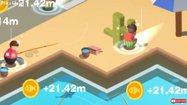 Idle Angler Tycoon, but with MAX LEVEL Angler Fishes смотреть онлайн