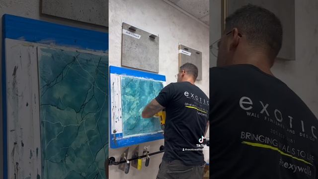 Cooking up VP samples in the kitchen, Exotic Style Venetian Plaster, 2 tone Marbleize look! Sagasti смотреть онлайн