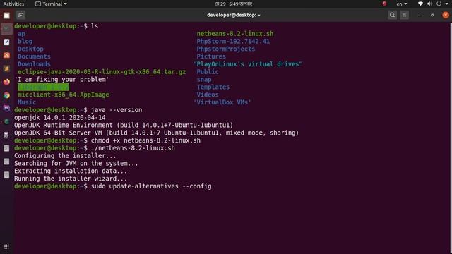 How to fix An unexpected exception java lang NoClassDefFoundError netbeans ide 8.2 | #Ubuntu 20.04 смотреть онлайн