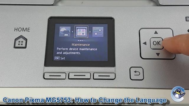 Canon Pixma MG5753: How to Change the Selected Language смотреть онлайн
