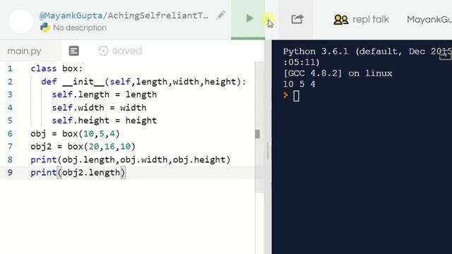 Classes Objects in Python in Hindi | Lecture 12 | Mayank Gupta смотреть онлайн